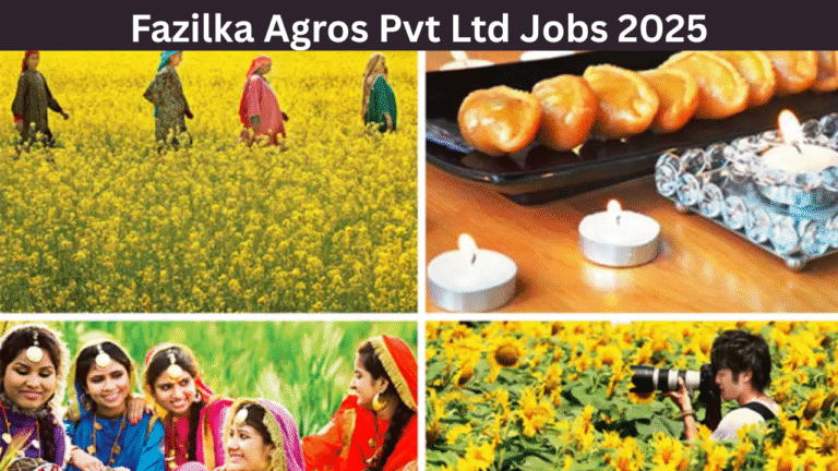 Fazilka Agros Pvt Ltd Jobs 2025