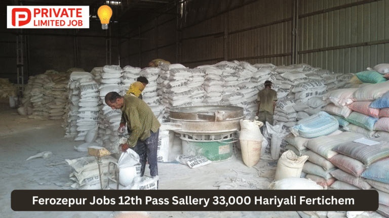 Ferozepur Jobs 12th Pass Sallery 33,000 Hariyali Fertichem