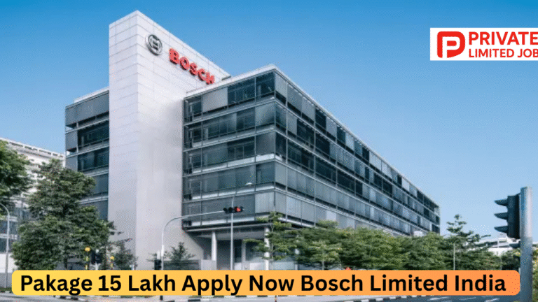 Pakage 15 Lakh Apply Now Bosch Limited India